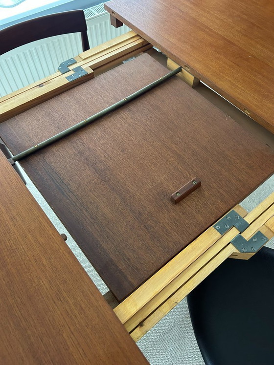 Hans Olsen „Roundette“ für Frem Røjle – Tisch + 6 Stühle – Dänisches Design – Esszimmergarnitur, Wood (photo 9 of 19)