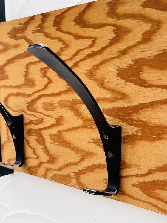 Image 1 of Porte-manteau et chapeau vintage 