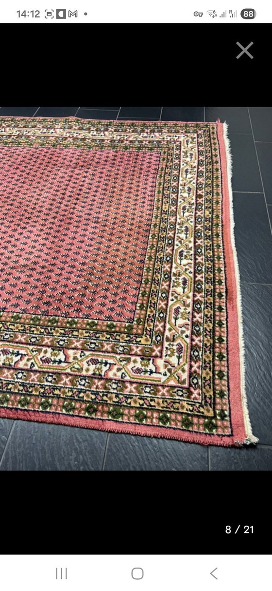 Image 1 of Hand-knotted Sarough Mir rug Old Rose 200x290 cm