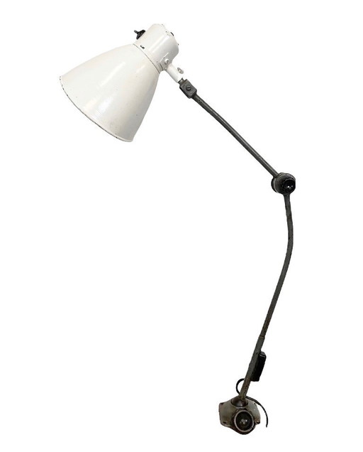 Große industrielle Werkstatttischlampe, 1960er Jahre