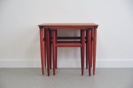 Vintage Teak Mimiset X3 – Side tables, Wood (photo 3 of 5)