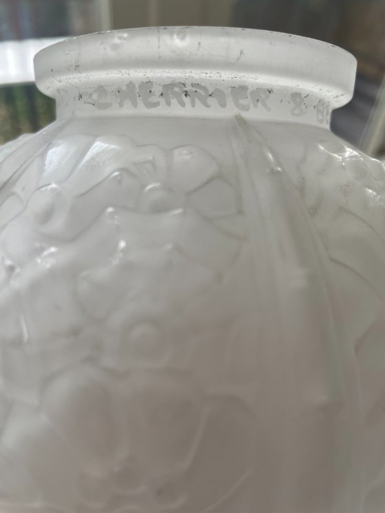 Image 1 of Ceiling lamp Hanging lamp Cherrier & Besnus art deco French