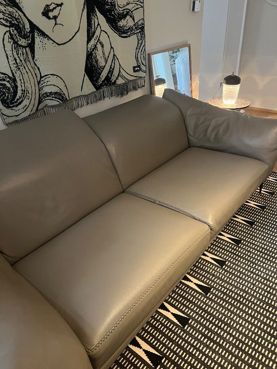 Sofá de cuero de lujo Calia Italia "Elisir" en Taupe - ¡Excelente estado! – Sofás de 2 plazas, Leather (photo 6 of 6)