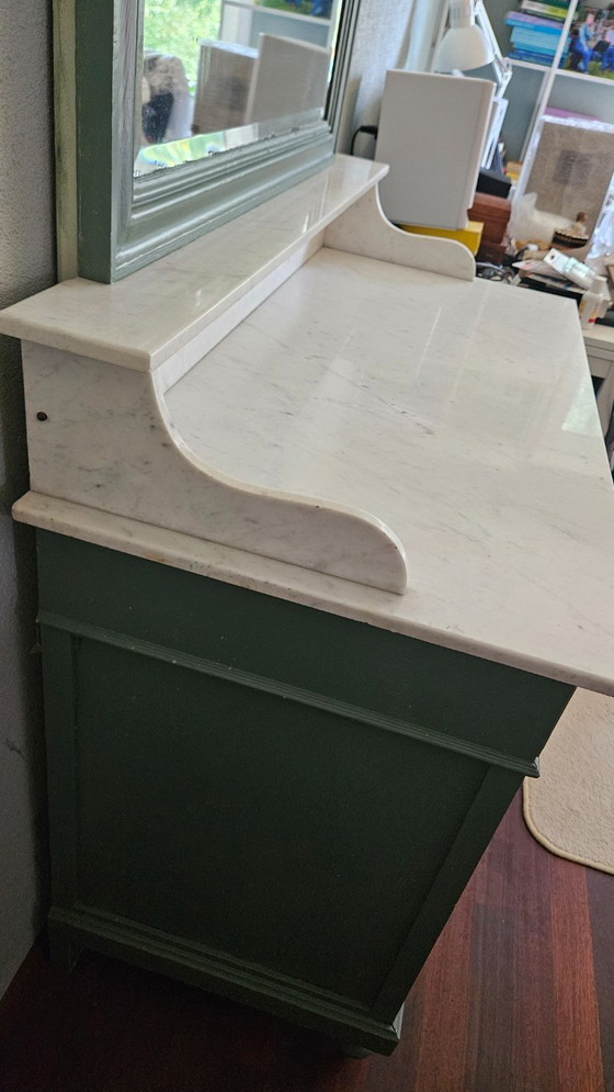 Antieke marmeren wastafelkast – Kaptafels, Glass, Marble (photo 19 of 36)