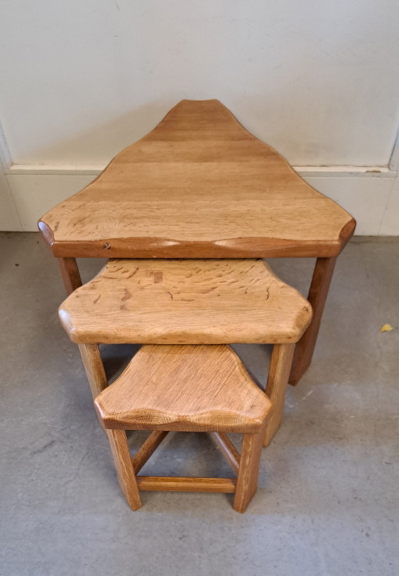 3 x Brutalist Side table – Wood (photo 5 of 10)