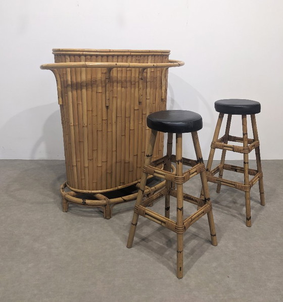 Image 1 of Vintage tiki bar uit de jaren 60