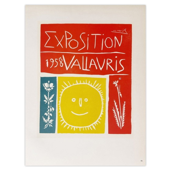Image 1 of Pablo PICASSO AF 1958 - Plakat der Ausstellung Vallauris 1959