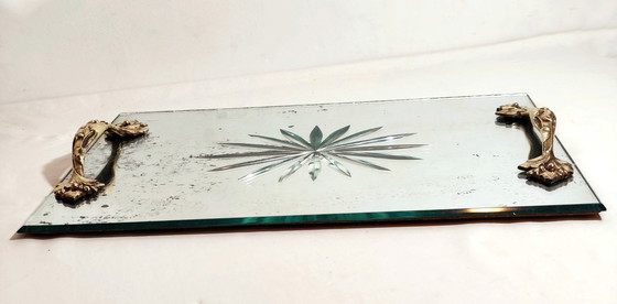 Image 1 of Glass tray. Spain, 1940s.