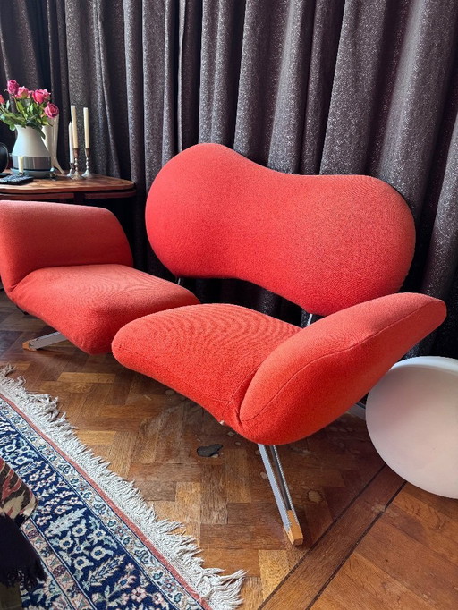 Bonaldo-Typ Arnold, italienisches Design von 1980, zweisitzig, umbaubar