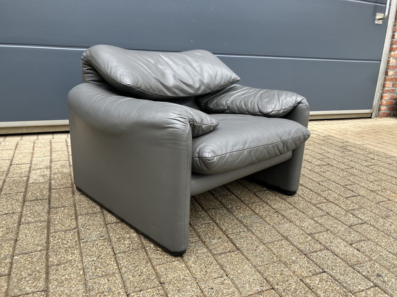 Image 1 of Cassina Maralunga 1 posto originale Grigio antracite Ottime condizioni!
