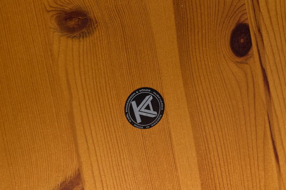 Image 1 of Brutalist Pine Wood Coffee Table, Sweden, 1970s