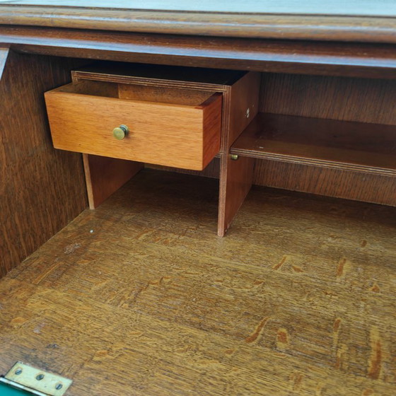 Image 1 of secrétaire vintage, commode, bureau de campagne