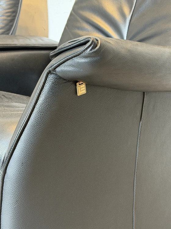 Sillones reclinables Elastoform Duo Relax / Cine – Sillones reclinables de cuero negro (photo 3 of 7)
