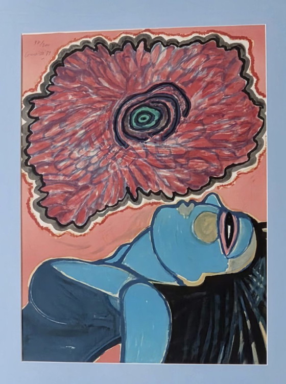 Image 1 of Corneille - Ivresse - 97/200 - 1989 - Signé à la main