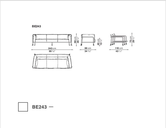 Image 1 of Conjunto de exterior Borea de B&amp;B Italia (3 sofás y sillón)