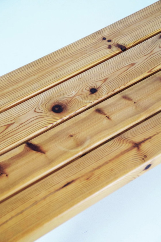 Banc suédois en pin par Nils Troed pour Glas Mäster, 1960 – Wood, Vintage (photo 8 of 8)