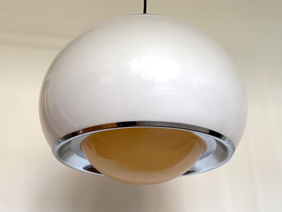 Vintage retro ceiling light from the 70s by Guzzini – Plexiglass (photo 7 of 11)