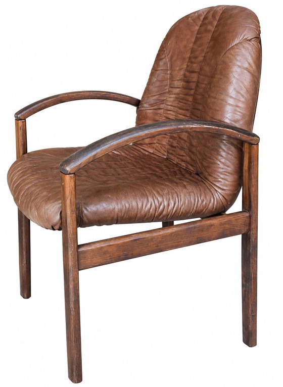 Ensemble unique de 3 Chaises de Bureau/Conférence Vintage Bulo – Style Postmoderne / Memphis (Fin des années (photo 4 of 5)