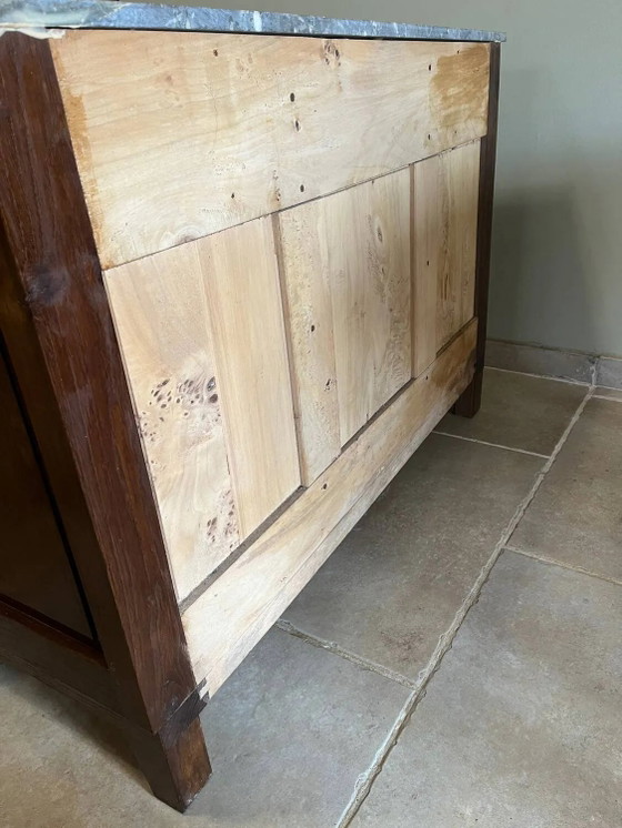 Art Deco low furniture – Sideboard, Marble, Wood (photo 21 of 21)