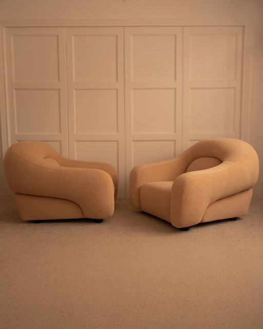 Capriccio fauteuils - Italië jaren 70