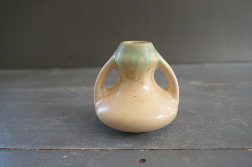 Art Deco vase Faiencerie de Thulin Belgium