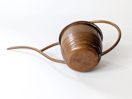 Image 1 of Midcentury Decorative Copper Watering Can | Sculptural Farmhouse Decor