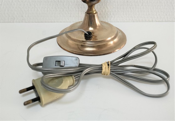 Image 1 of messing lantaarnlamp vintage glas