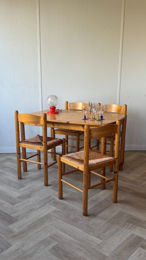 Image 1 of Vintage pine dining table