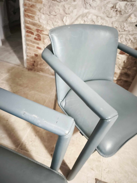 Image 1 of 4 Fauteuils Leolux "Cachucha" - Design postmoderne par Hugo de Ruiter (1990)
