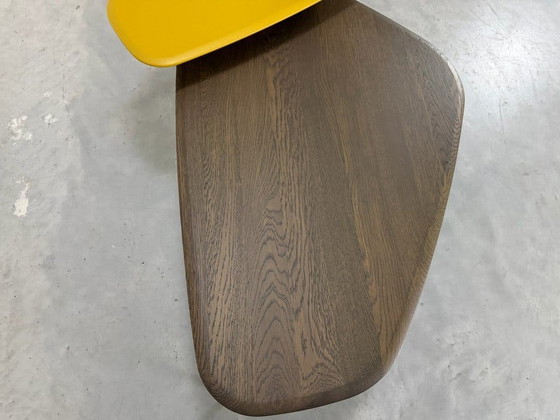 Leolux Tilio table - as new – Coffee tables, polished steel, Wood (photo 7 of 8)