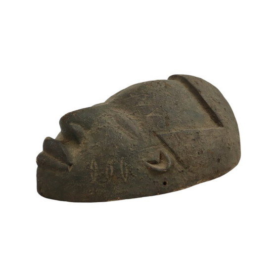Vintage Afrikaans Masker Wanddecoratie, Decoratieve objecten, Hout, Bruin (foto 9 van 10)