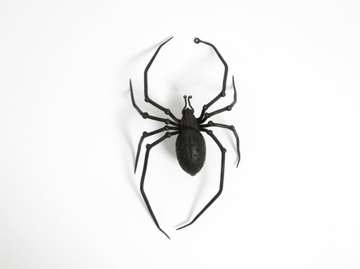 Magnifique décoration murale "Spider" en fer de style Mid Century Modern italien