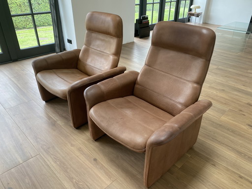2 Fauteuils De Sede Cognac