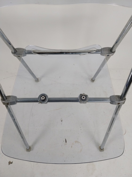 Image 1 of 1 x Lucite folding chair telescope by Giancarlo Piretti 1970s