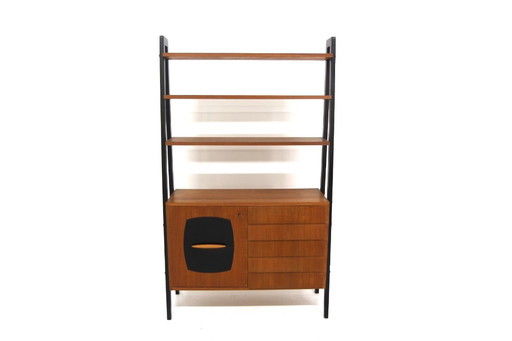 Scandinavian "Tema" teak bookcase, Möbel-Ikea, Sweden, 1960
