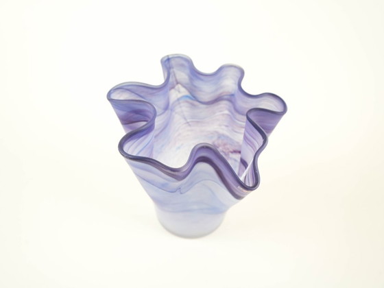 Image 1 of Purple tulip vase, Danish design, 1970s, made in Denmark