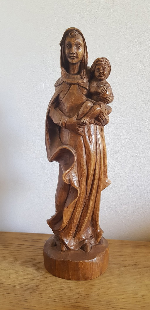 Sculpture Religieuse en Bois
