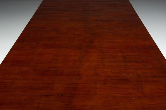 Image 1 of Minimalistischer Bambus-Esstisch im Stil von Axel Vervoordt, Frankreich, 198