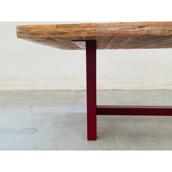 Image 1 of Vintage handmade table in recycled fir, Italy