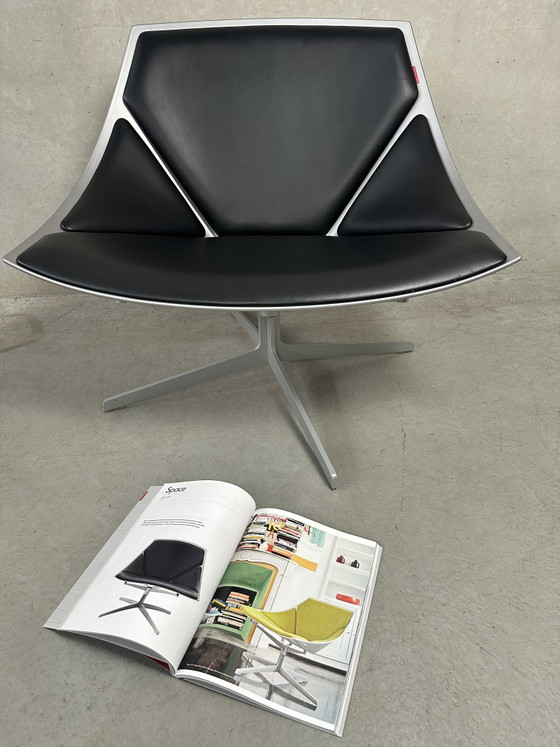 Design space lounge zetel - Fritz Hansen – Draaistoelen, Fiberglass, Aluminium, Vintage (photo 13 of 15)