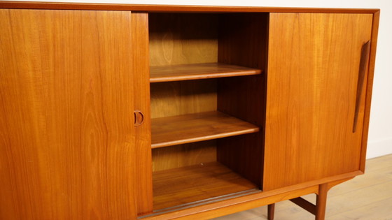 Image 1 of Vintage Highboard | Schuifdeuren | Deens Design | 169 cm