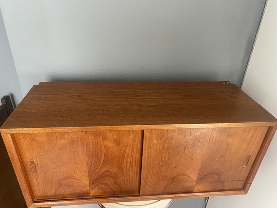 Image 1 of Vintage teak Cadovius hangkastje kastje jaren 60