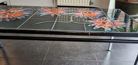 Image 1 of Salontafel met bijzet tafeltje Adri jaren 60/70