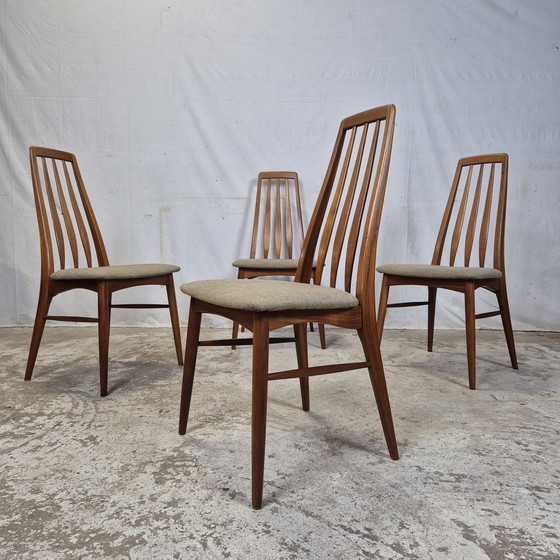 Image 1 of Sedia Niels Koefoed 'Eva', sedie danesi vintage degli anni '60