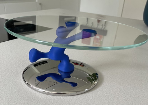 Alessi cake plate Mattia di Rosa Running Man