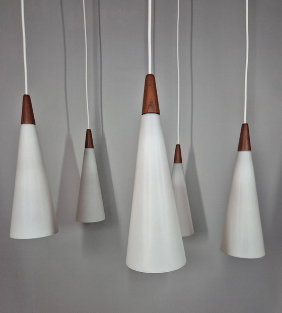 Image 1 of Vintage hanglamp - Fog & Morup - Jaren 50