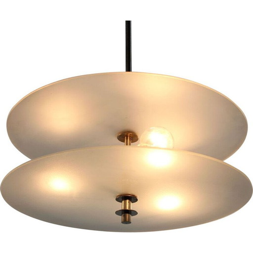 Lampada a sospensione art déco vintage, 1930