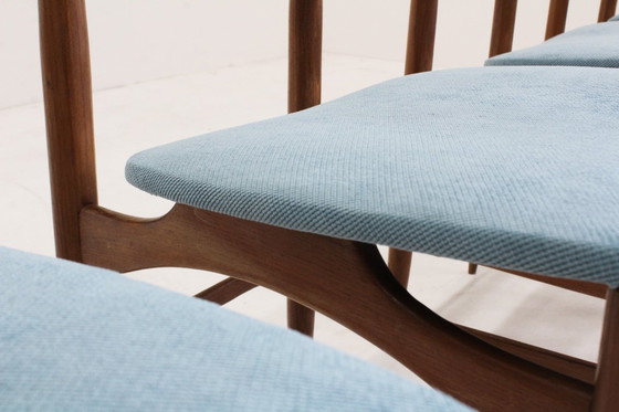 Image 1 of Sedie da sala da pranzo italiane vintage di metà secolo, anni '60, set di 4