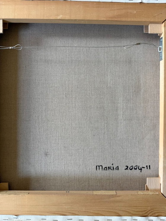 3 Special Works by the Dutch Artist Maria Megens – Paintings & Drawings, Canvas (photo 3 of 5)
