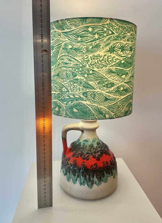Bodo Mans pour Bay Keramik - Transformé en lampe de table sans fil | 43 cm – Bay Keramik - West Germany (photo 11 of 14)